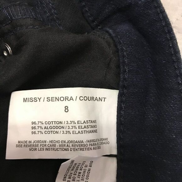 Nine‎ West Vintage American BOHO Skinny blue jeans 8r/29 - Picture 5 of 6